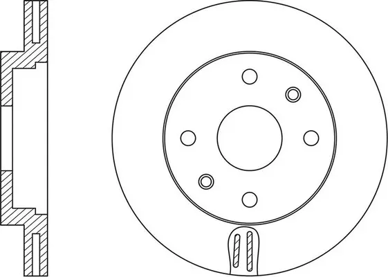 Disque de frein FIT FR0675V
