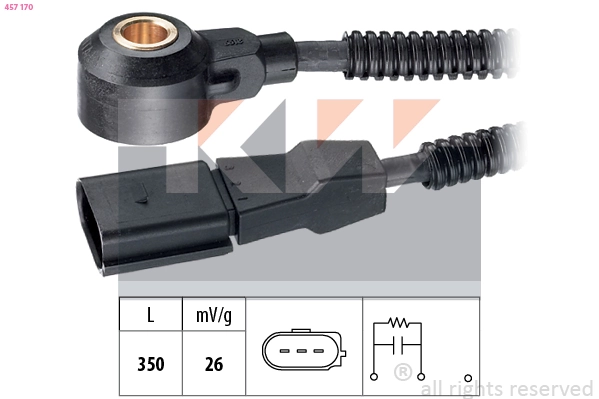 Capteur de cognement KW 457 170