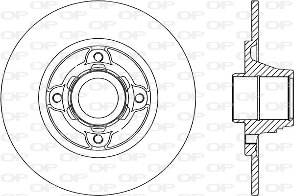 Disque de frein OPEN PARTS BDR1460.10