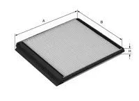 Filtre, air de l'habitacle UNIFLUX FILTERS XC22