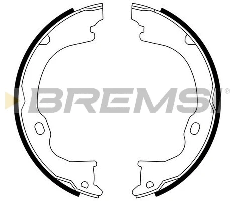 Jeu de mâchoires de frein, frein de stationnement BREMSI GF4941