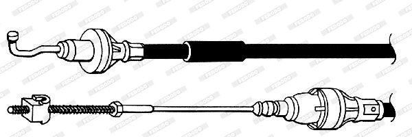 Tirette à câble, commande d'embrayage FERODO FCC422834