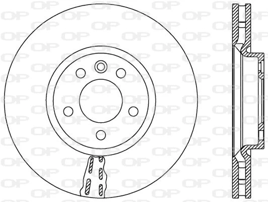 Disque de frein OPEN PARTS BDA2572.20