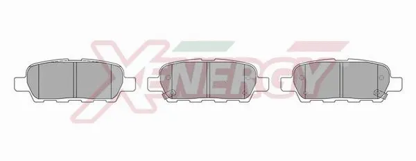 Kit de plaquettes de frein, frein à disque AP XENERGY X40986