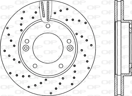 Disque de frein OPEN PARTS BDRS2240.25