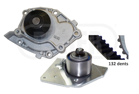Pompe à eau + kit de courroie crantée DÜRER PA1261050