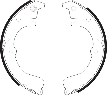 Jeu de mâchoires de frein SB BS21313