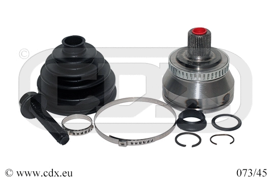 Jeu de joints, arbre de transmission CDX 073/45