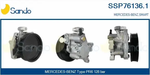Pompe hydraulique, direction SANDO SSP76136.1