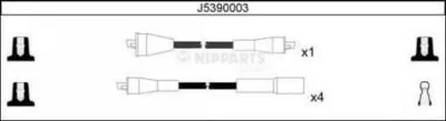 Kit de câbles d'allumage NIPPARTS J5390003
