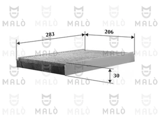 Filtre, air de l'habitacle AKRON-MALÒ 1530322