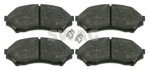 Kit de plaquettes de frein, frein à disque SWAG 83 91 6498