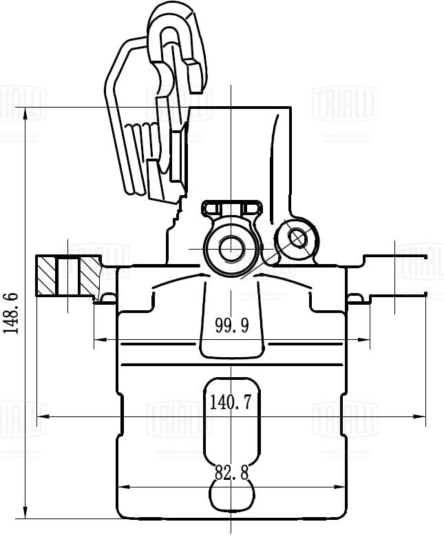 Étrier de frein TRIALLI CF 032112