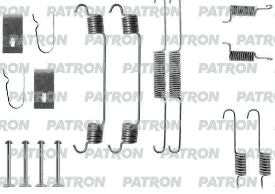 Kit d'accessoires, mâchoire de frein PATRON PSRK0124