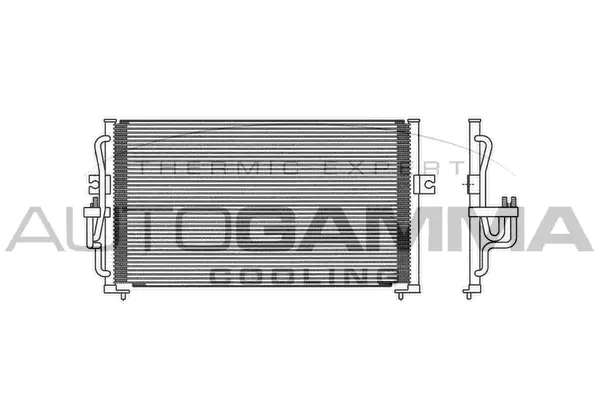 Condenseur, climatisation AUTOGAMMA 102885