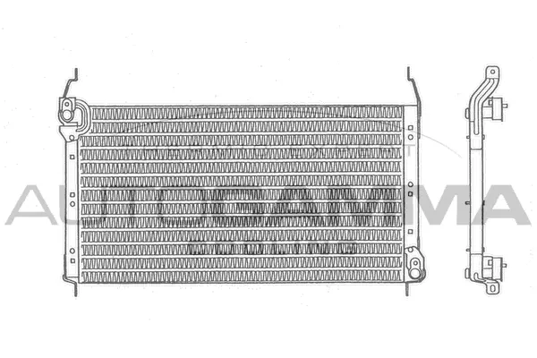 Condenseur, climatisation AUTOGAMMA 101737