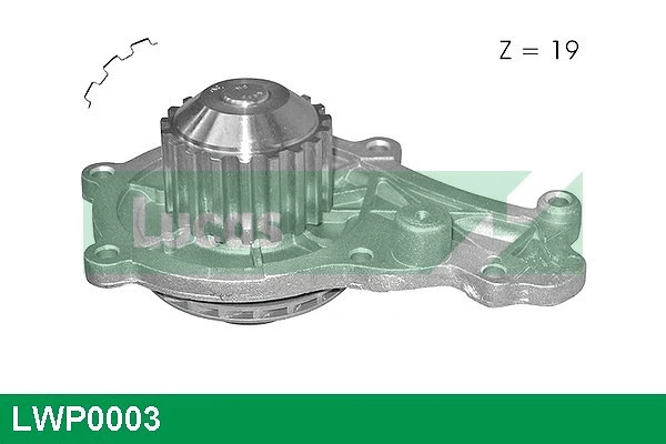 Pompe à eau, refroidissement du moteur LUCAS LWP0003