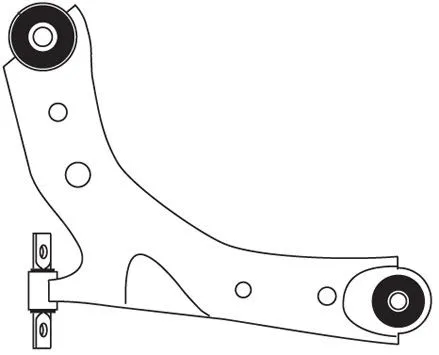 Bras de liaison, suspension de roue FRAP F3487