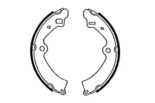 Jeu de mâchoires de frein E.T.F. 09-0435