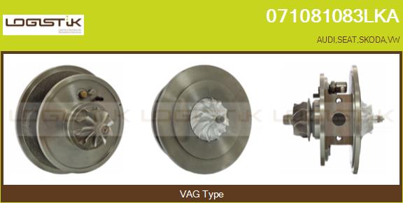 Groupe carter, turbocompresseur LGK 071081083LKA
