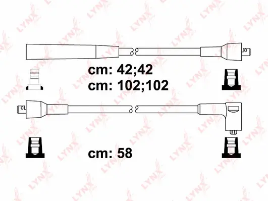 Kit de câbles d'allumage LYNXAUTO SPC7103