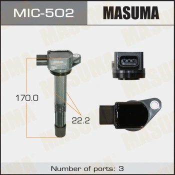 Bobine d'allumage MASUMA MIC-502