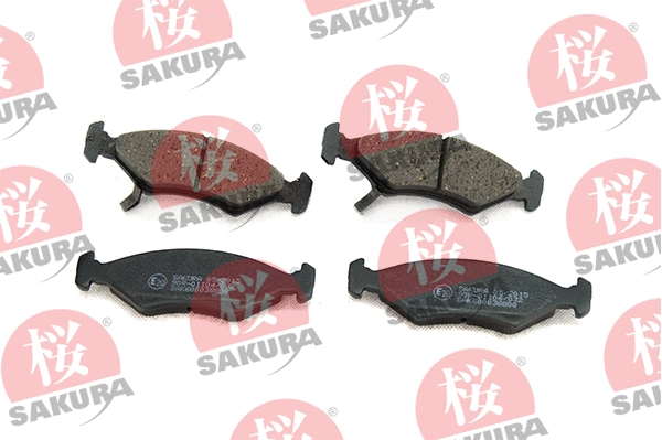 Kit de plaquettes de frein, frein à disque SAKURA 600-03-8800