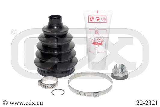 Jeu de joints-soufflets, arbre de commande CDX 22-2321