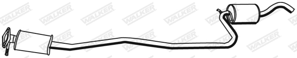 Silencieux central WALKER 70142