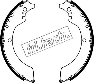 Jeu de mâchoires de frein fri.tech. 1026.335