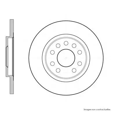 Disque de frein Technika 755161
