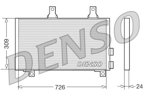 Condenseur, climatisation DENSO DCN11003