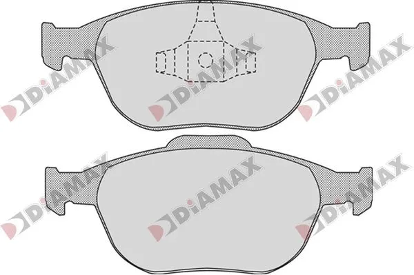 Kit de plaquettes de frein, frein à disque DIAMAX N09818