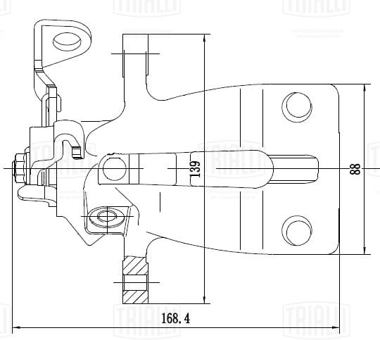 Étrier de frein TRIALLI CF 032119