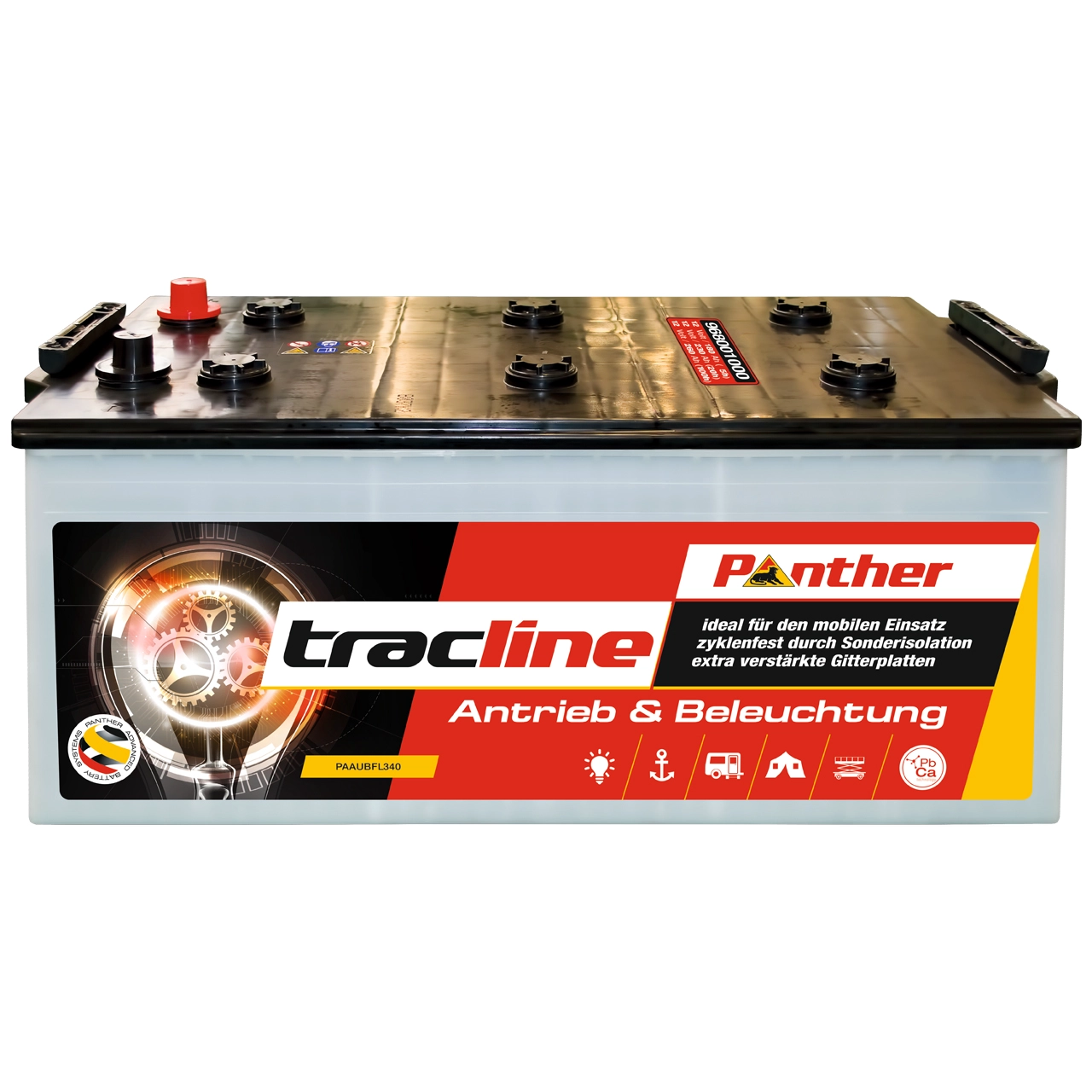 Batterie de démarrage PANTHER-BATTERIEN AB.9680133