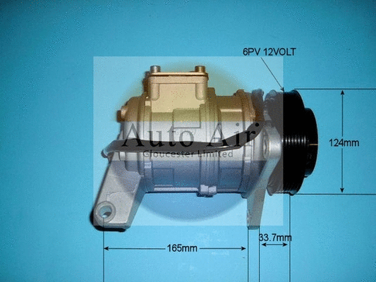 Compresseur, climatisation AUTO AIR GLOUCESTER 14-3062