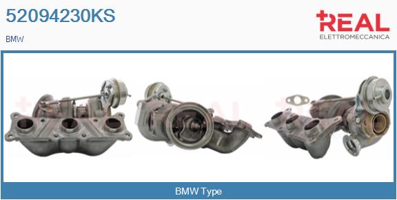 Turbocompresseur, suralimentation REAL 52094230KS