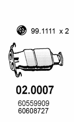 Catalyseur ASSO 02.0007