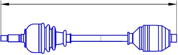 Arbre de transmission SERCORE 22596