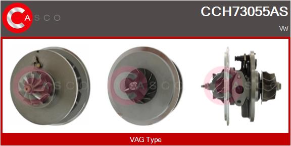 Groupe carter, turbocompresseur CASCO CCH73055AS