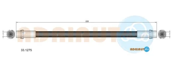Flexible de frein ADRIAUTO 33.1275