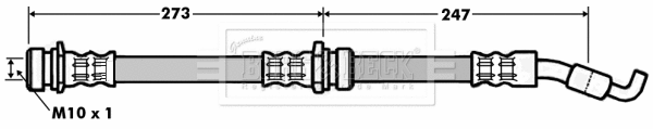Flexible de frein BORG & BECK BBH7077