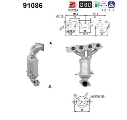 Catalyseur AS 91086