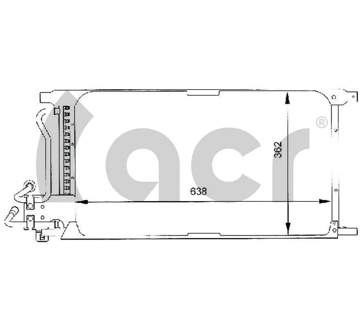 Condenseur, climatisation ACR 300059