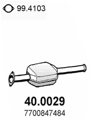 Catalyseur ASSO 40.0029