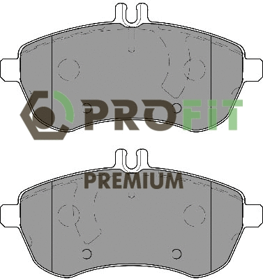 Kit de plaquettes de frein, frein à disque PROFIT 5005-4199