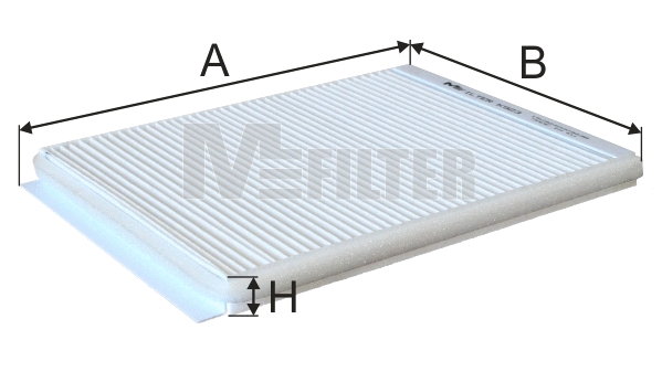 Filtre, air de l'habitacle MFILTER K 923