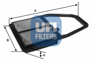 Filtre à air UFI 30.228.00