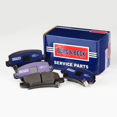 Kit de plaquettes de frein, frein à disque BORG & BECK BBP1770
