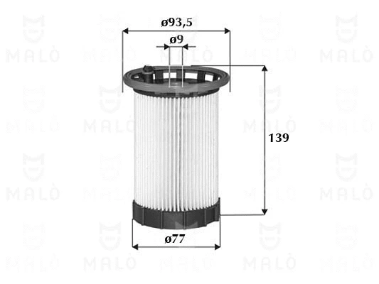 Filtre à carburant AKRON-MALÒ 1520180